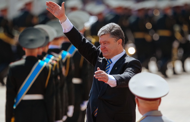 Новоизбранный президент Петр Порошенко