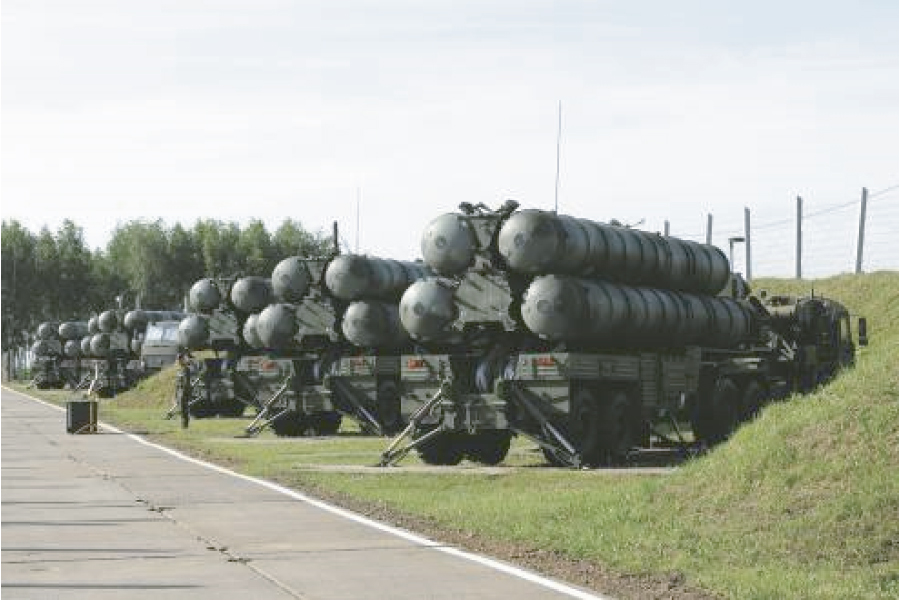 Дивизон С-400 под Москвой