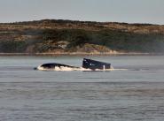 Дизельная подводная лодка “Липецк” на День ВМФ в Североморске