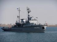 Морской буксир ”МБ-58” во время визита в Актау.